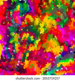 Multicolored background of rainbow spots. Vector illustration