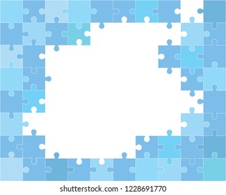 
Fundo multicolorido de peças separadas de mosaico (quebra-cabeças) em um fundo branco. Negócios, fusão, adesão, trabalho em equipe. 