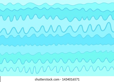 Multicolored background with wavy lines. Repeating waves. Abstract colorful texture. Waved pattern