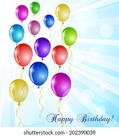 Multicolored balloons  