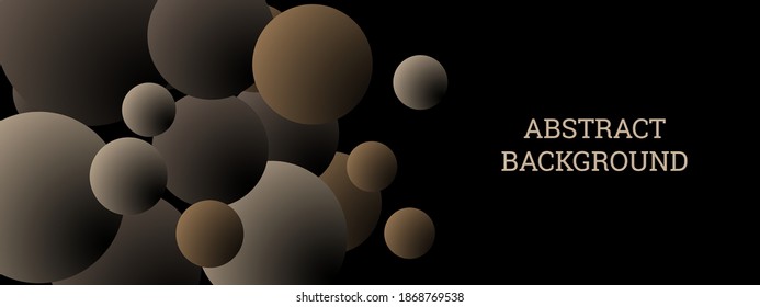 Multi-colored balls scattered randomly. background design, cover. Volumetric background, vector.