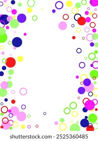 Multi-colored balls scattered randomly. background design, cover. 3d vector illustration.