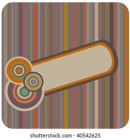 Multicolored banner. Vector