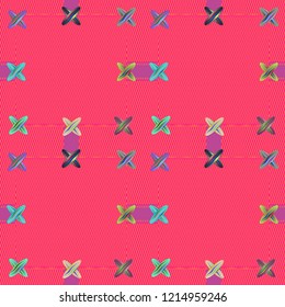 Multicolored beautiful magian abstract background vintage glamorous jeans tissue seamless.