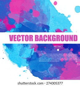 multicolored billboard templates with watercolor paint splash abstract background ideal for various operator design for business documents flyers and placards star colorful background scene paint mult