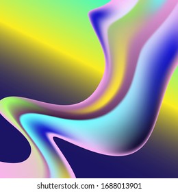 Multicolored blurred background. Futuristic blank for banners, social networks, posters.