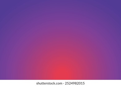 Multicolored blurred gradient design Creative dark purple to bright orange colors background. Colorful gradient for design, postcard, background for slide presentation. EPS Vector Illustration.