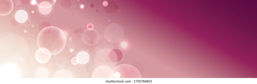 Multicolored blurry bokeh on a dark background