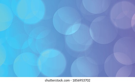 Multicolored blurry bokeh on a dark background - Panorama