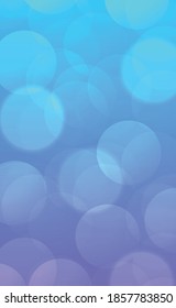 Multicolored blurry bokeh on a dark background - Panorama