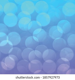 Multicolored blurry bokeh on a dark background - Panorama