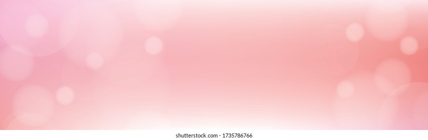 Multicolored blurry bokeh on a red background