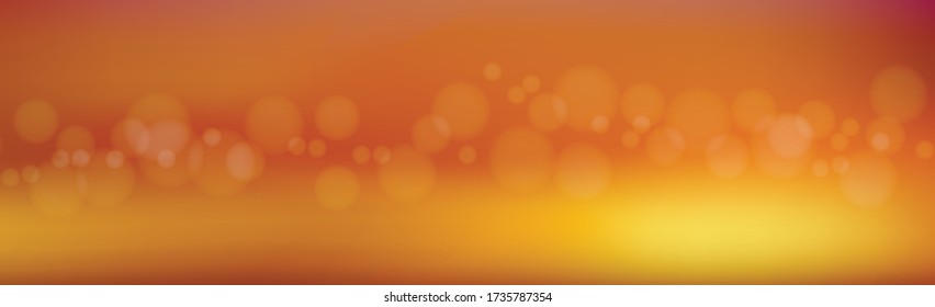 Multicolored blurry bokeh on a red background