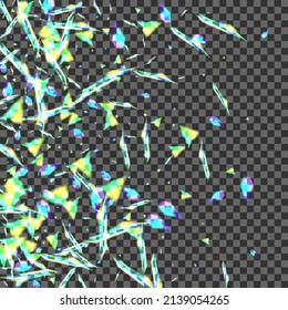 Multicolored Bokeh Background Transparent Vector. Glare Overlay Design. Yellow Illuminated Illustration. Pink Luxury. Flare Sparks Template.