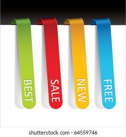 Multicolored Bookmarks.