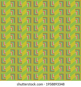 Multicolored bright seamless pattern with colorful lines.	
