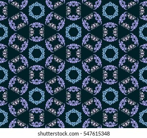 Multicolored bright seamless pattern for your design site, or can be used as gift wrapping. Vector illustration