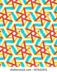 Multicolored bright seamless pattern for your design site, or can be used as gift wrapping. Vector illustration