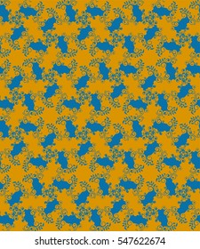 Multicolored bright seamless pattern for your design site, or can be used as gift wrapping. Vector illustration