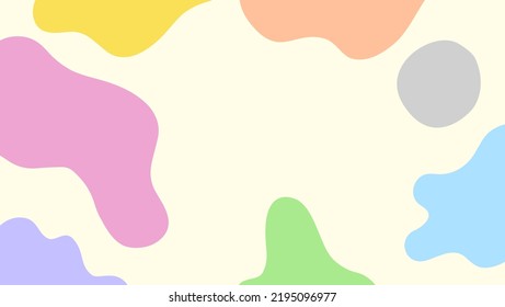 Multicolored calm abstract patern ilustration background