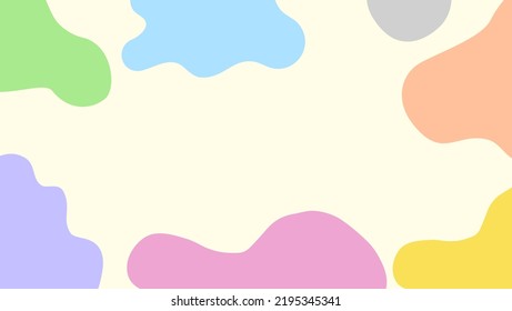 Multicolored calm abstract patern ilustration background