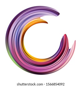 
multicolored circle vector abstraction design element