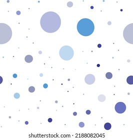 Multicolored circles on a white background vector design for textures and backgrounds Seamless pattern