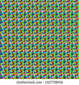 Multicolored circles, seamless pattern, texture for design, vector