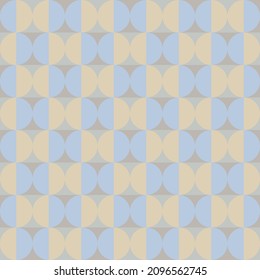 Multicolored circles and squares, stacked on top of each other, form a background.