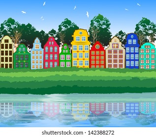 Multicolored City
