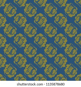 Multicolored clam shell background seamless for design.