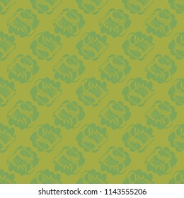 Multicolored clam shell background seamless for design.