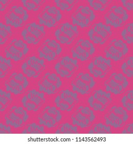 Multicolored clam shell background seamless for design.