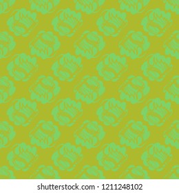 Multicolored clam shell background seamless for design.