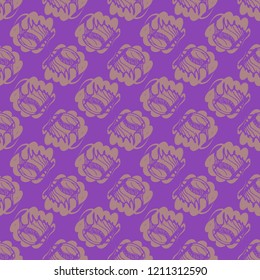 Multicolored clam shell background seamless for design.