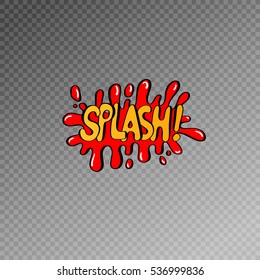 multicolored comic sound effects in pop art style, bubble speech with word, vector illustration eps10