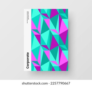 Concepto de diseño vectorial de cubierta multicolor. Ilustración postal de patrones de mosaico premium.