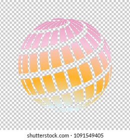 Multicolored decorative balls.
