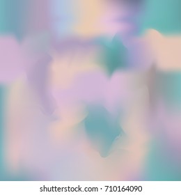Multicolored defocused background with stars and geometric elements. Vector illustration