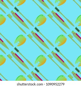 Multicolored dental tooth hygienical background seamless.