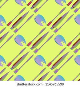 Multicolored dental tooth hygienical background seamless.