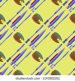 Multicolored dental tooth hygienical background seamless.