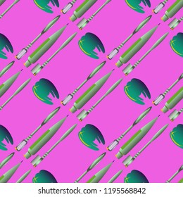 Multicolored dental tooth hygienical background seamless.