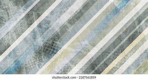 Multicolored diagonal grunge stripes abstract geometric tech background. Vector design
