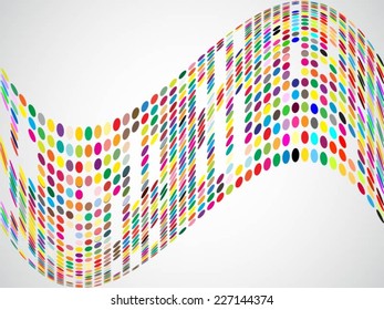 Multicolored dot background