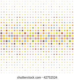 Multicolored dot background