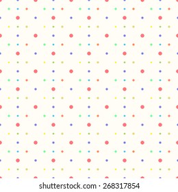 Multicolored dot background vector point