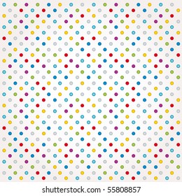 Multicolored dot background vector point illustration