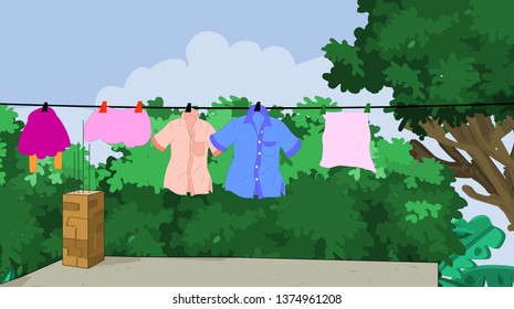 13,508 Drying clothes outside Images, Stock Photos & Vectors | Shutterstock