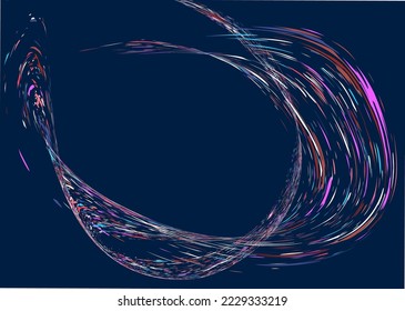 Multi-colored dust particles and debris, paint splashes, strokes are carried by the wind. Murmuration. Design template for the design of banners, posters. EPS 10